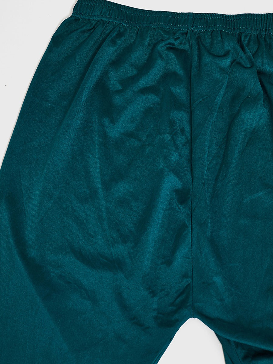 Neerus Blue printed anarkali kurta set - detail view 2