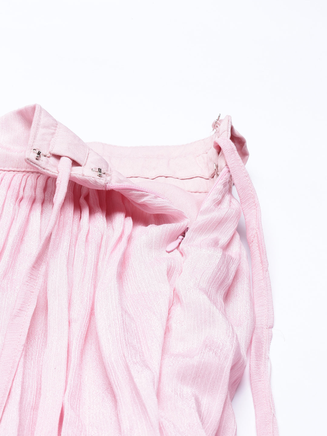 Neerus Pink georgette printed kurta set - detail view 2