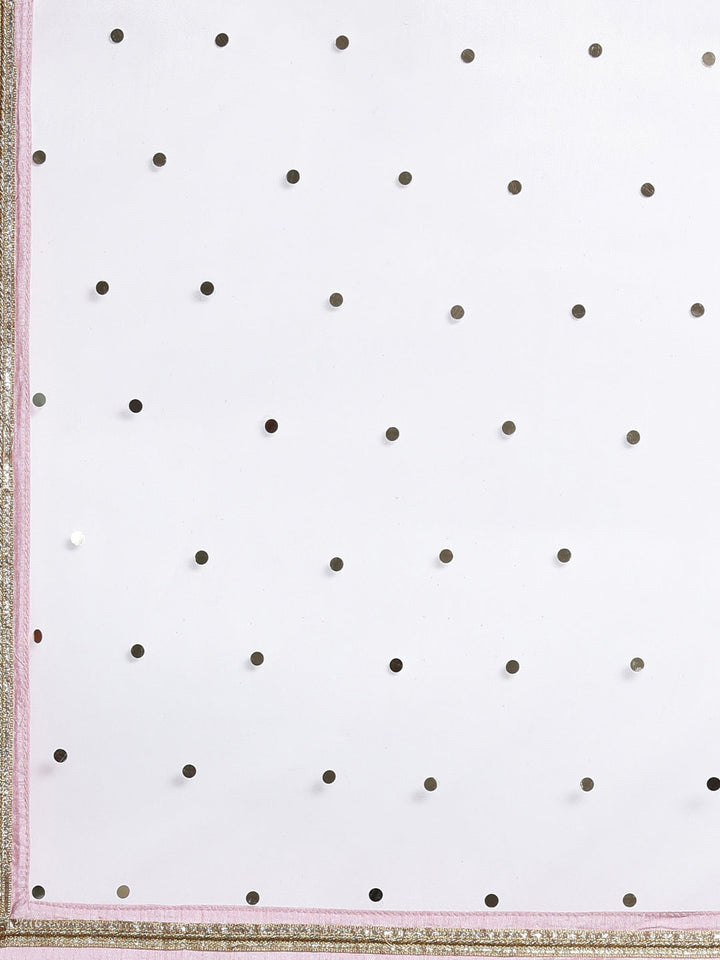 Neerus Pink georgette printed kurta set - detail view 4