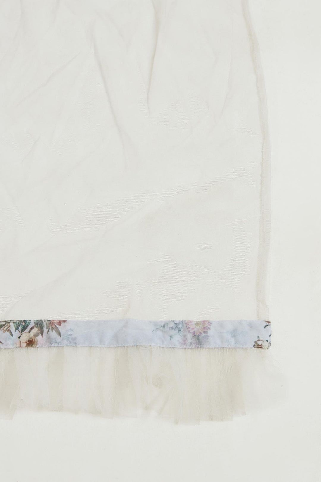 Neerus Grey Georgette Gown - detail view 5