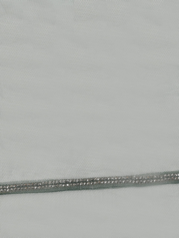 Neerus Green georgette embellished lehenga choli - detail view 3
