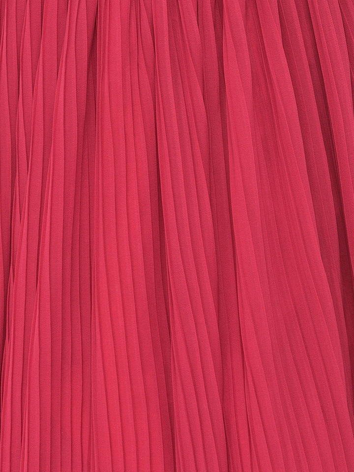 Neerus Pink georgette embellished lehenga choli set - detail view 4