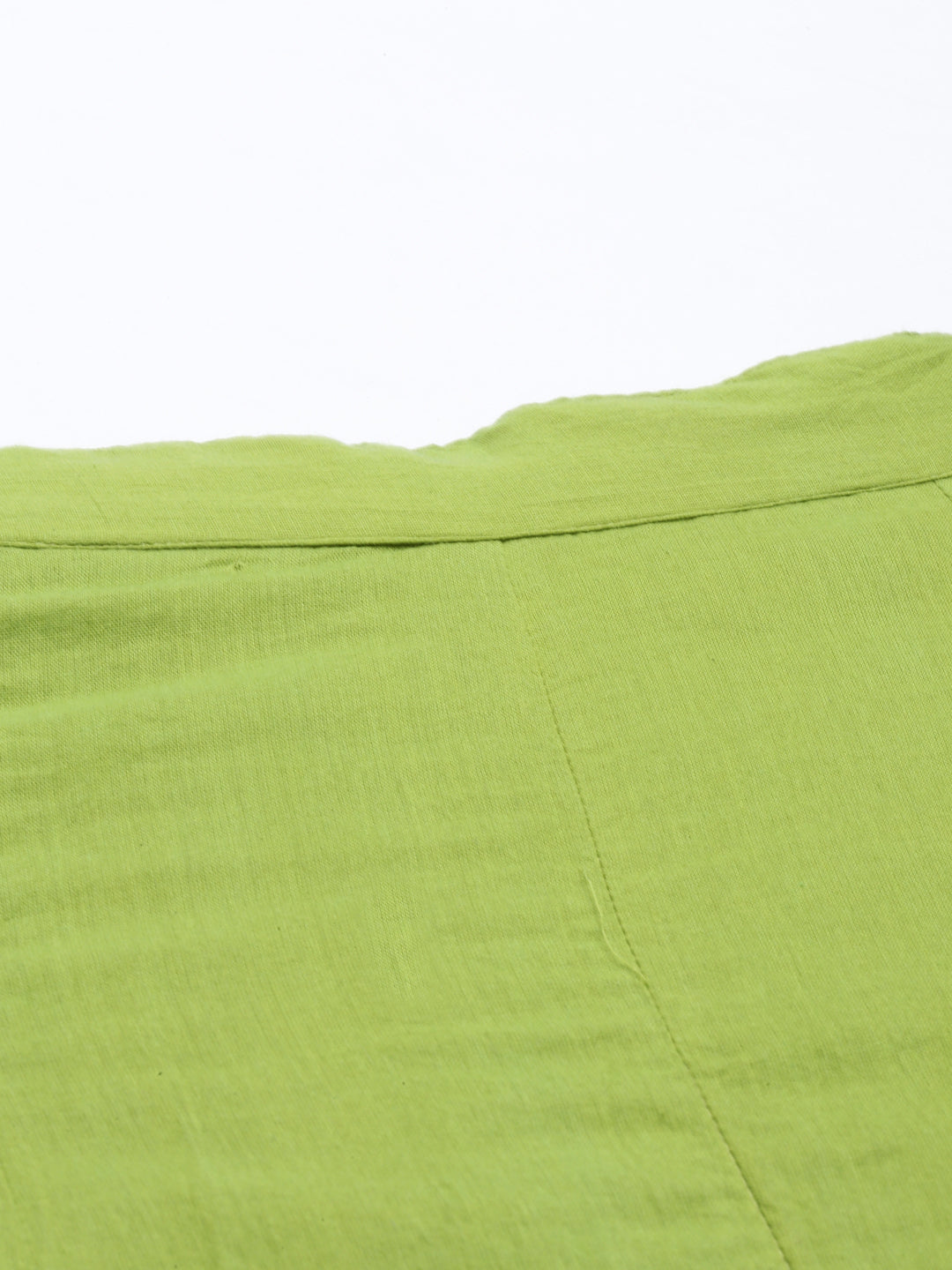 Neerus Yellow polyester solid palazzo bottom - detail view 2