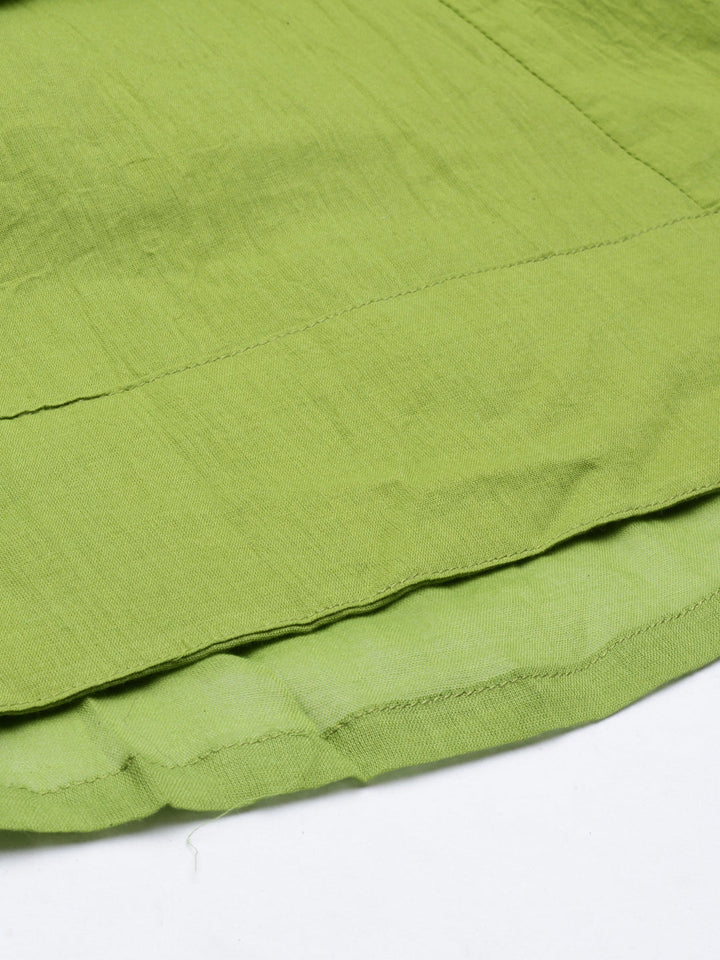Neerus Yellow polyester solid palazzo bottom - detail view 3