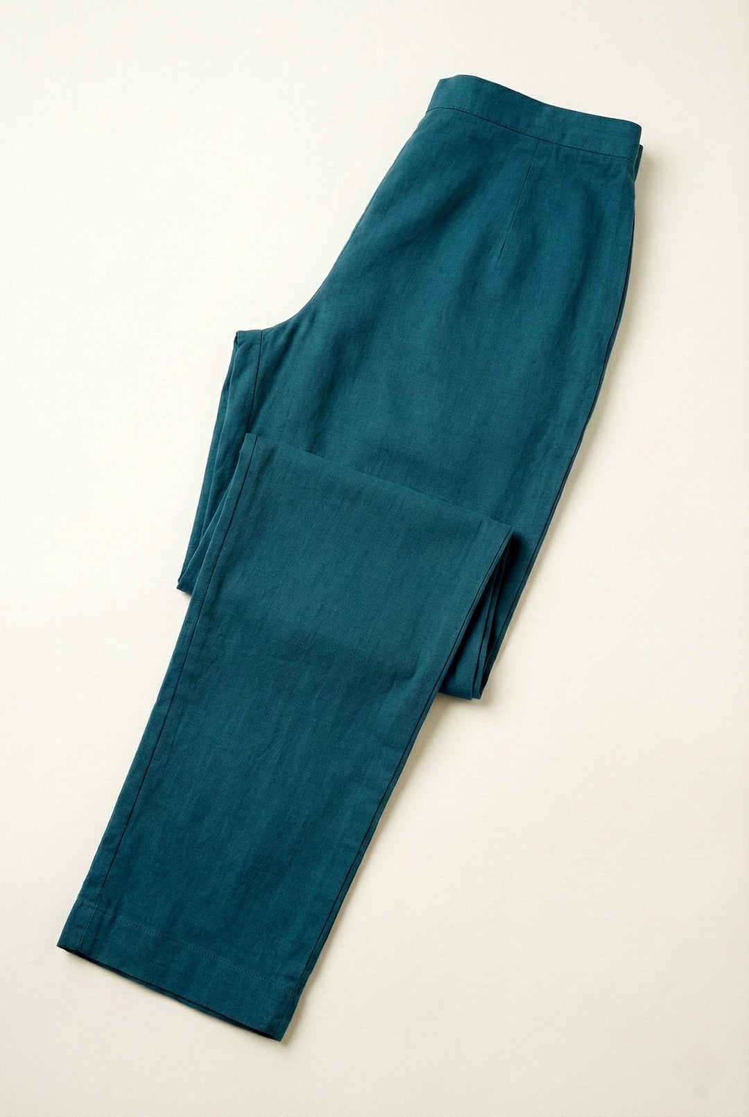 Neerus Green cotton straight suit set - detail view 2