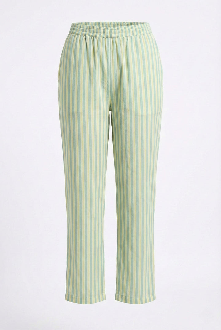 Neerus Blue cotton hand embroidered suit set - detail view 3