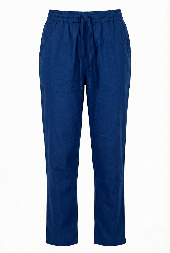 Neerus Blue cotton digital printed suit set - detail view 4