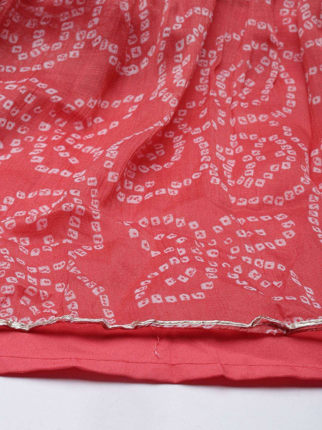 Neerus Orange georgette straight kurta - detail view 5