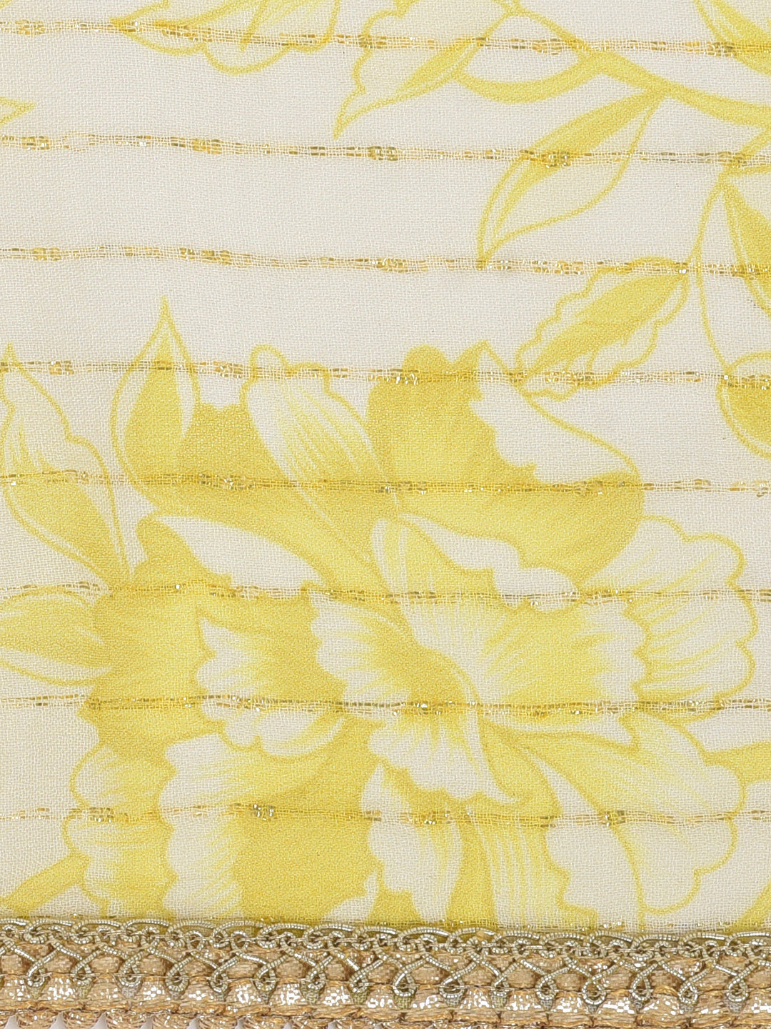 Neerus Green georgette printed sharara set - detail view 5