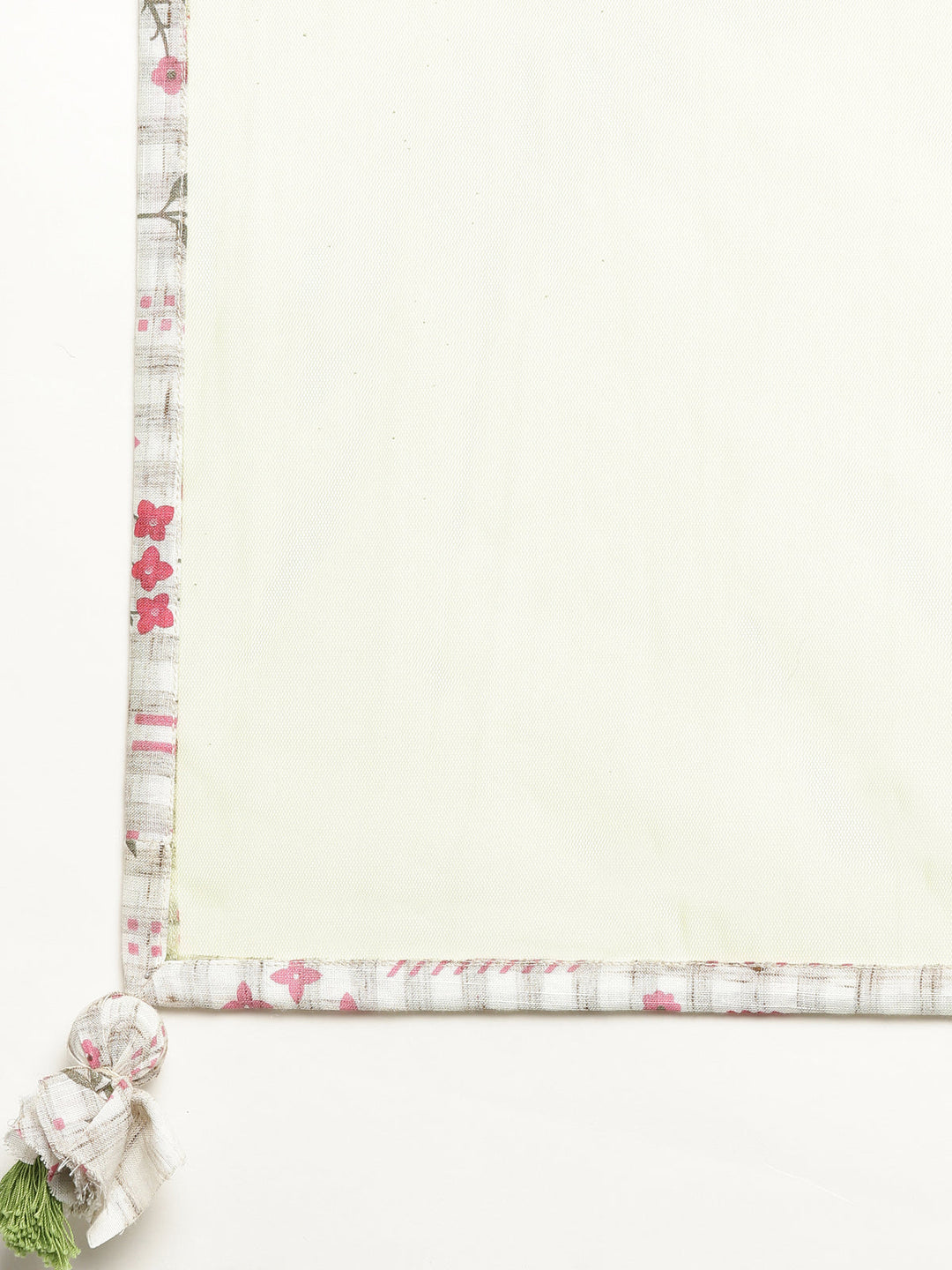 Neerus Beige mirror work embroidered lehenga set - detail view 5