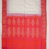 Off White Pure Soft Silk Saree With Zari Weaving Border