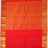 Red Kanchi Pattu Zari And Handwoven Saree