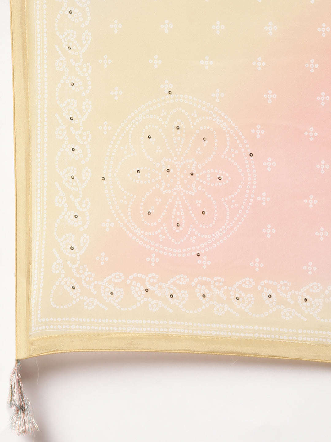 Neerus Yellow printed floral suit set - detail view 4