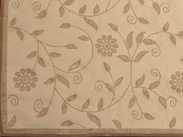 Neerus Gold tissue woven saree - detail view 1