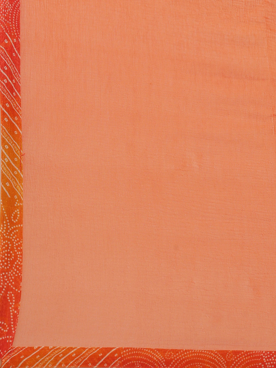 Neerus Orange Chinon Printed Suit Set - detail view 5