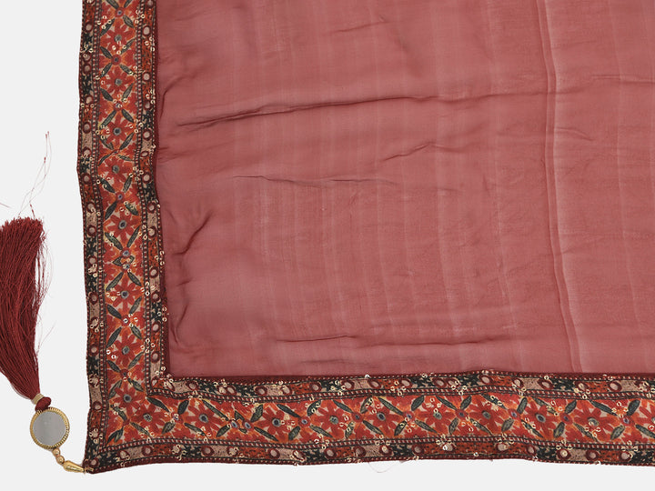 Neerus Multi silk printed lehenga set - detail view 1