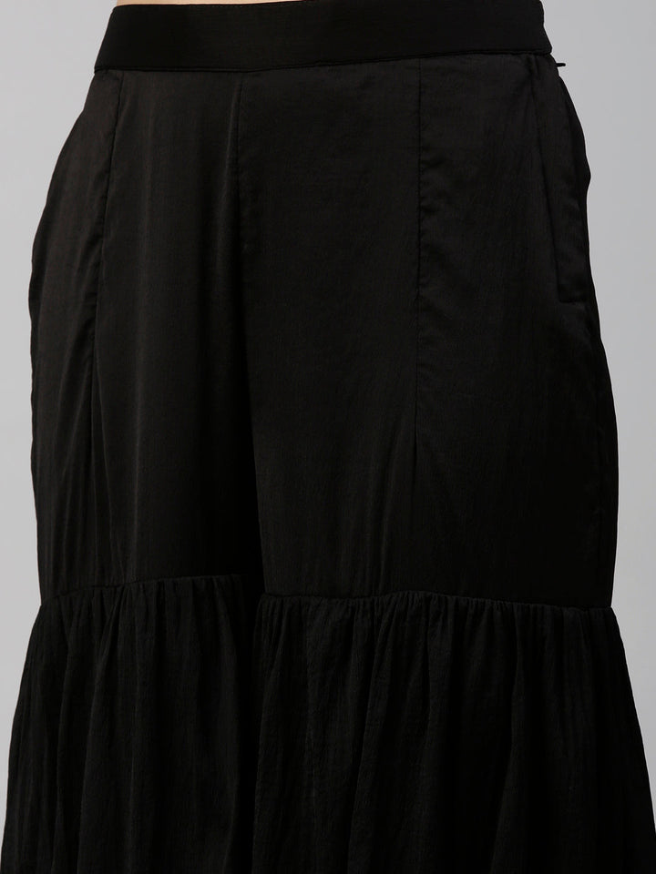 Neerus Beige cotton solid anarkali suit set - detail view 8