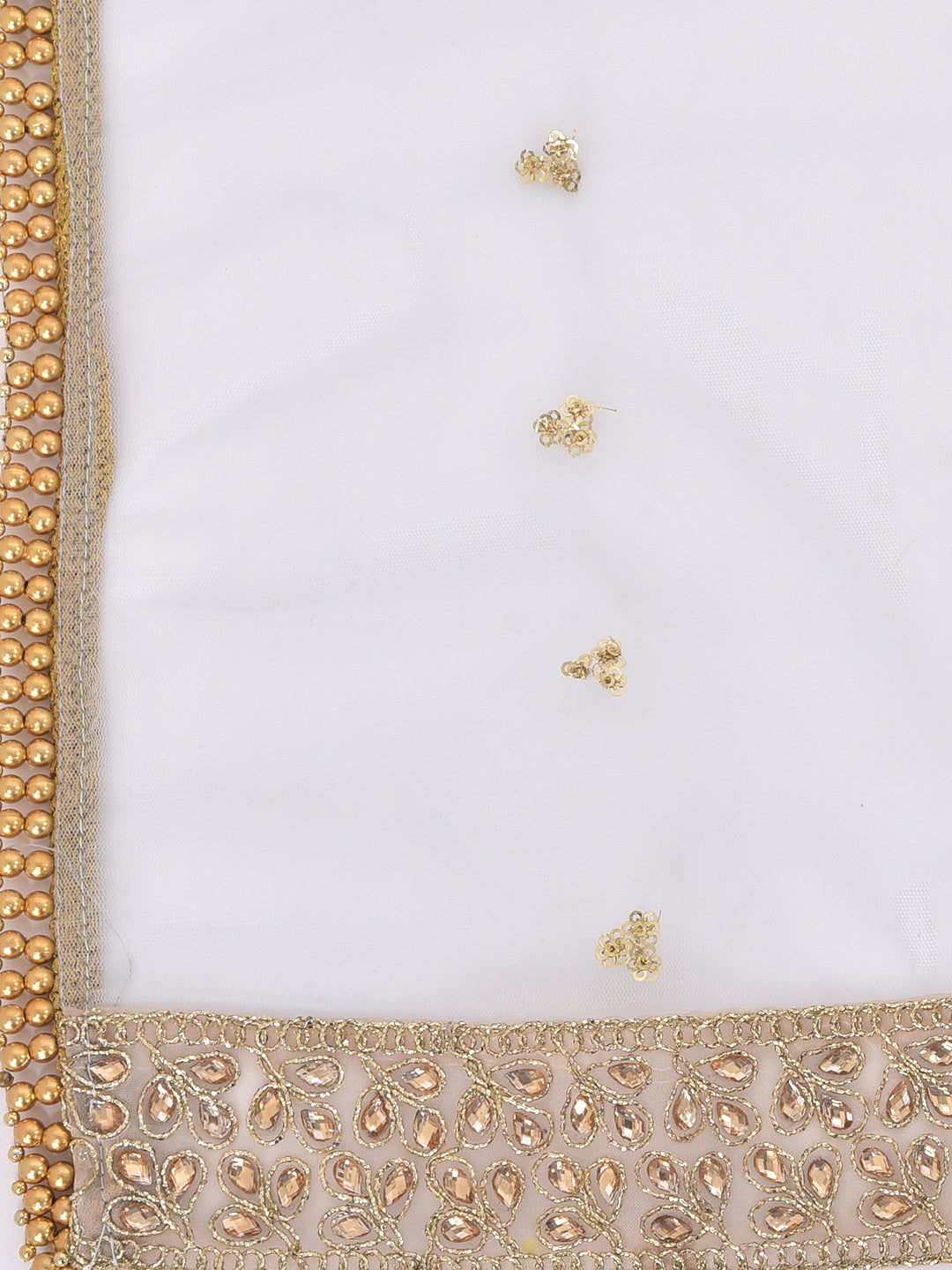 Neerus Grey georgette embroidered sharara set - detail view 3