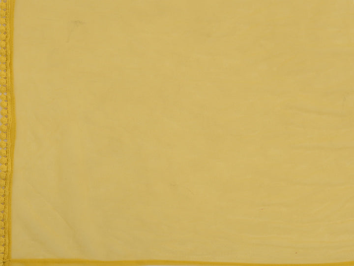 Neerus Yellow Georgette Embroidered Sharara Set - detail view 3
