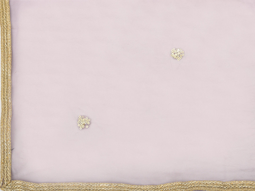 Neerus Maroon georgette embellished lehenga set - detail view 2