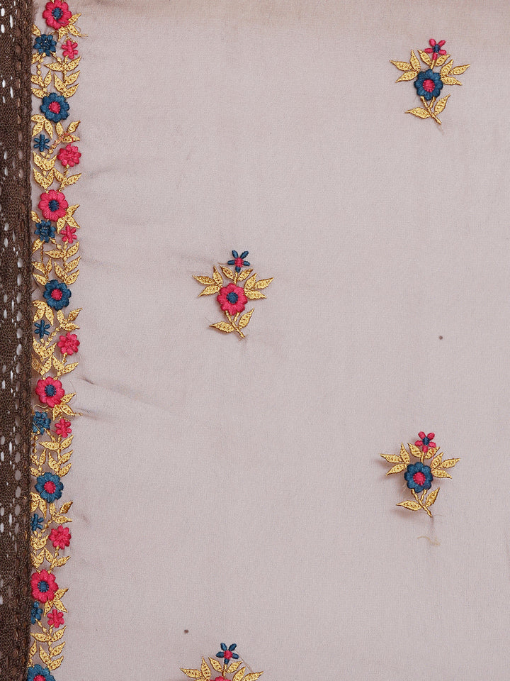 Neerus Yellow silk suit set - detail view 4