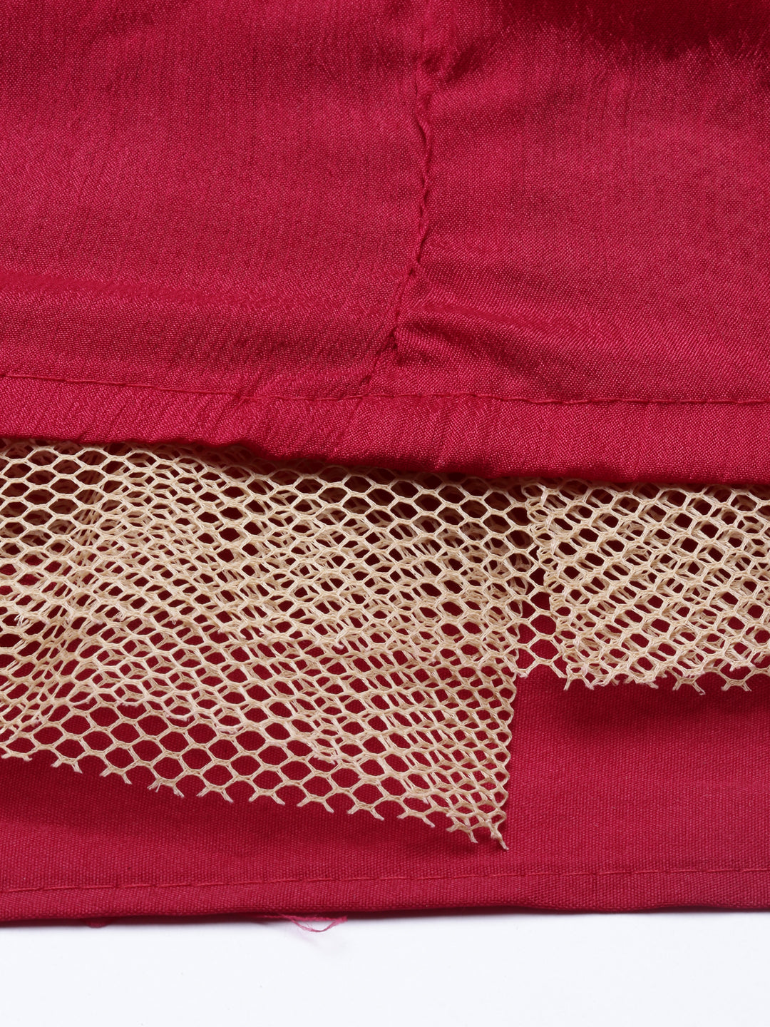 Neerus Pink silk embellished lehenga set - detail view 17