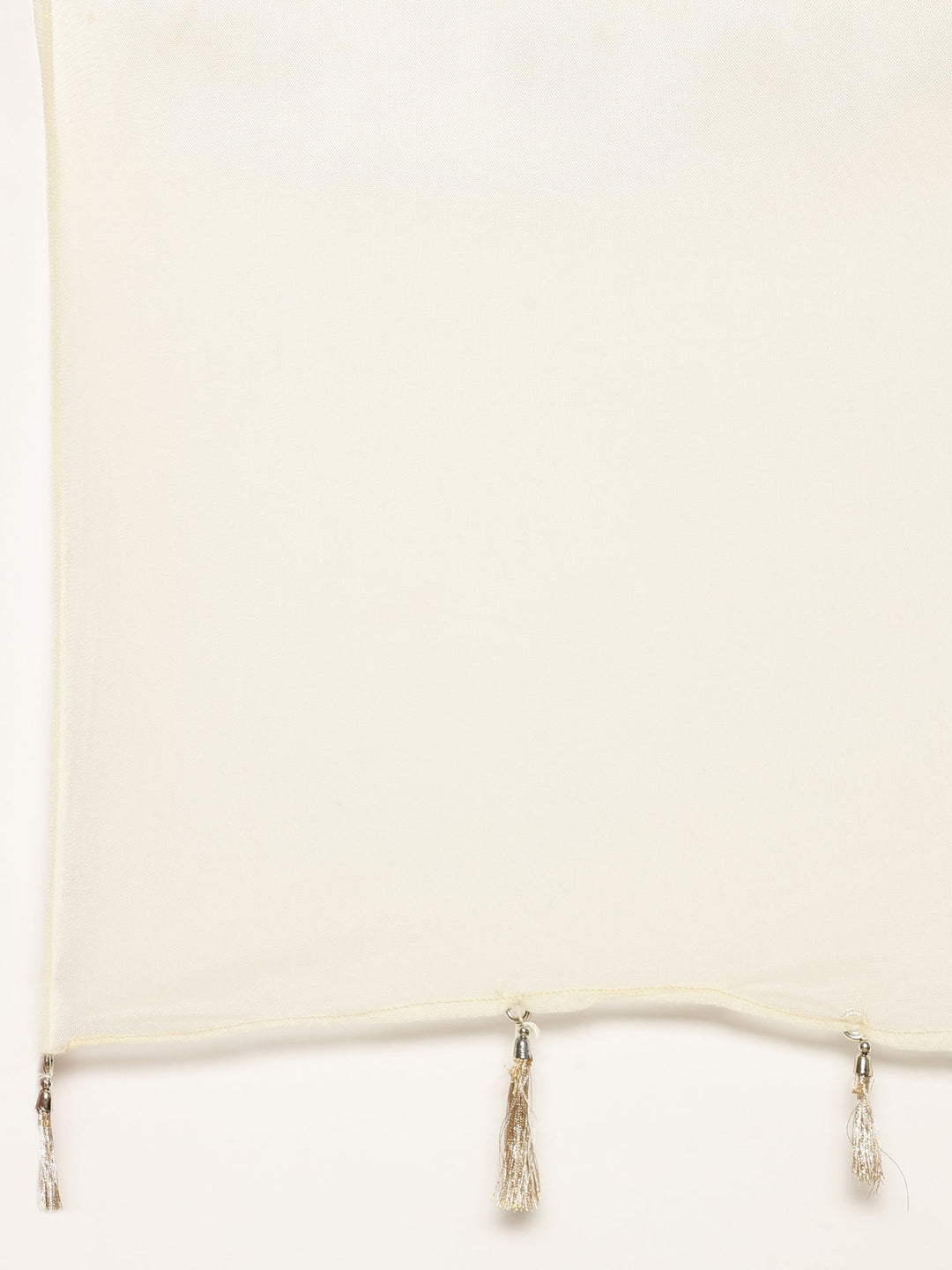 Neerus Beige tissue crop top palazzo suit set - detail view 5