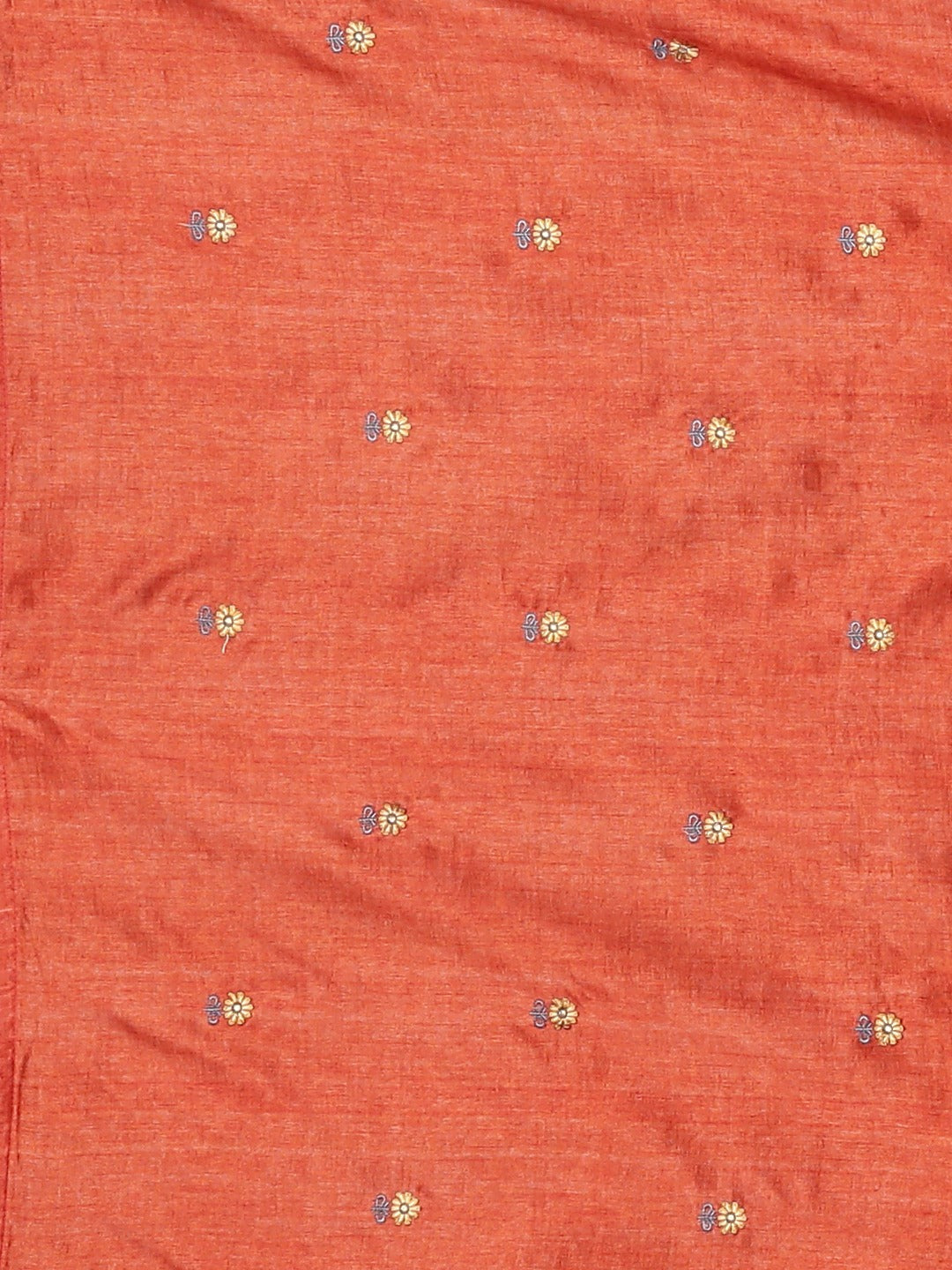 Neerus Brown embellished saree with blouse piece - detail view 3
