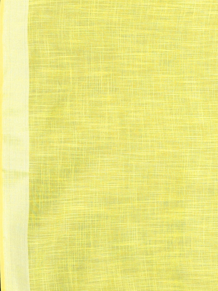 Neerus Green georgette printed saree with blouse - detail view 3