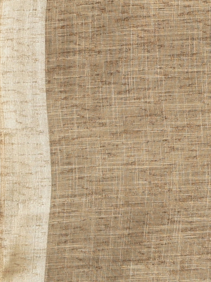 Neerus Green georgette printed saree with blouse - detail view 3