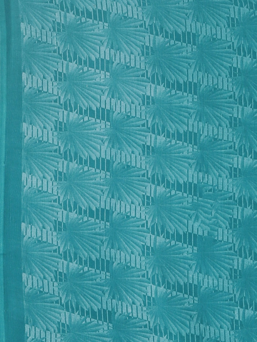 Neerus Multi georgette printed saree with blouse - detail view 3