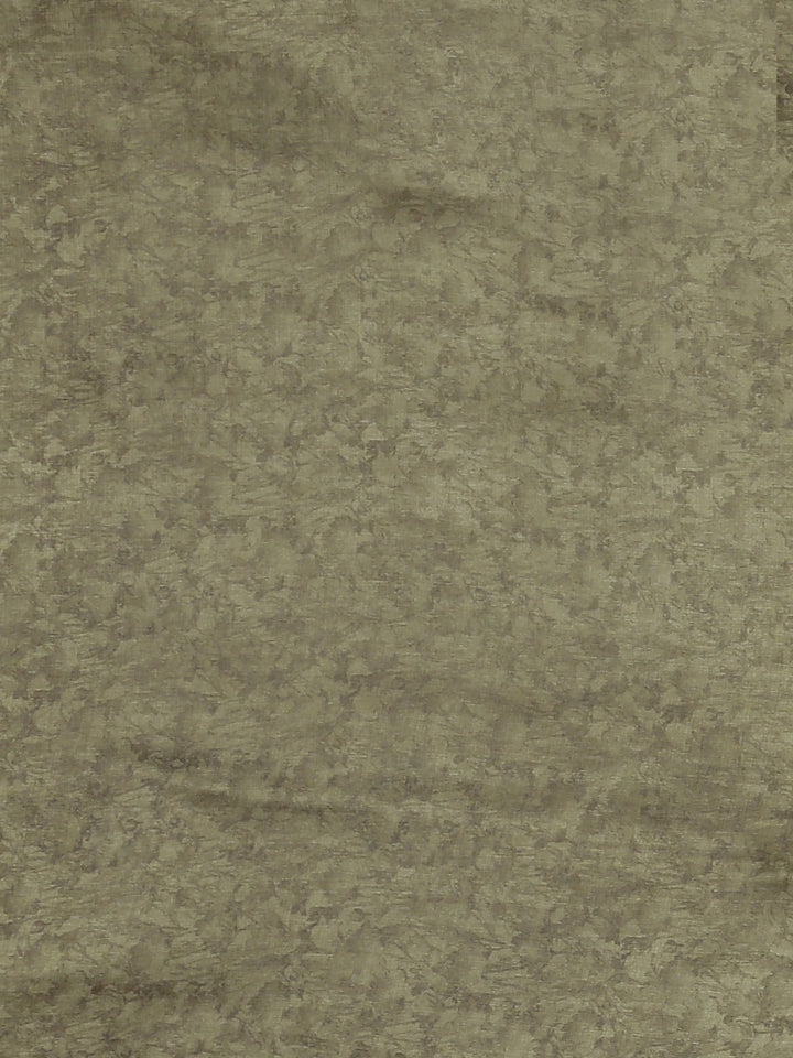 Neerus Grey printed saree with blouse piece - detail view 3