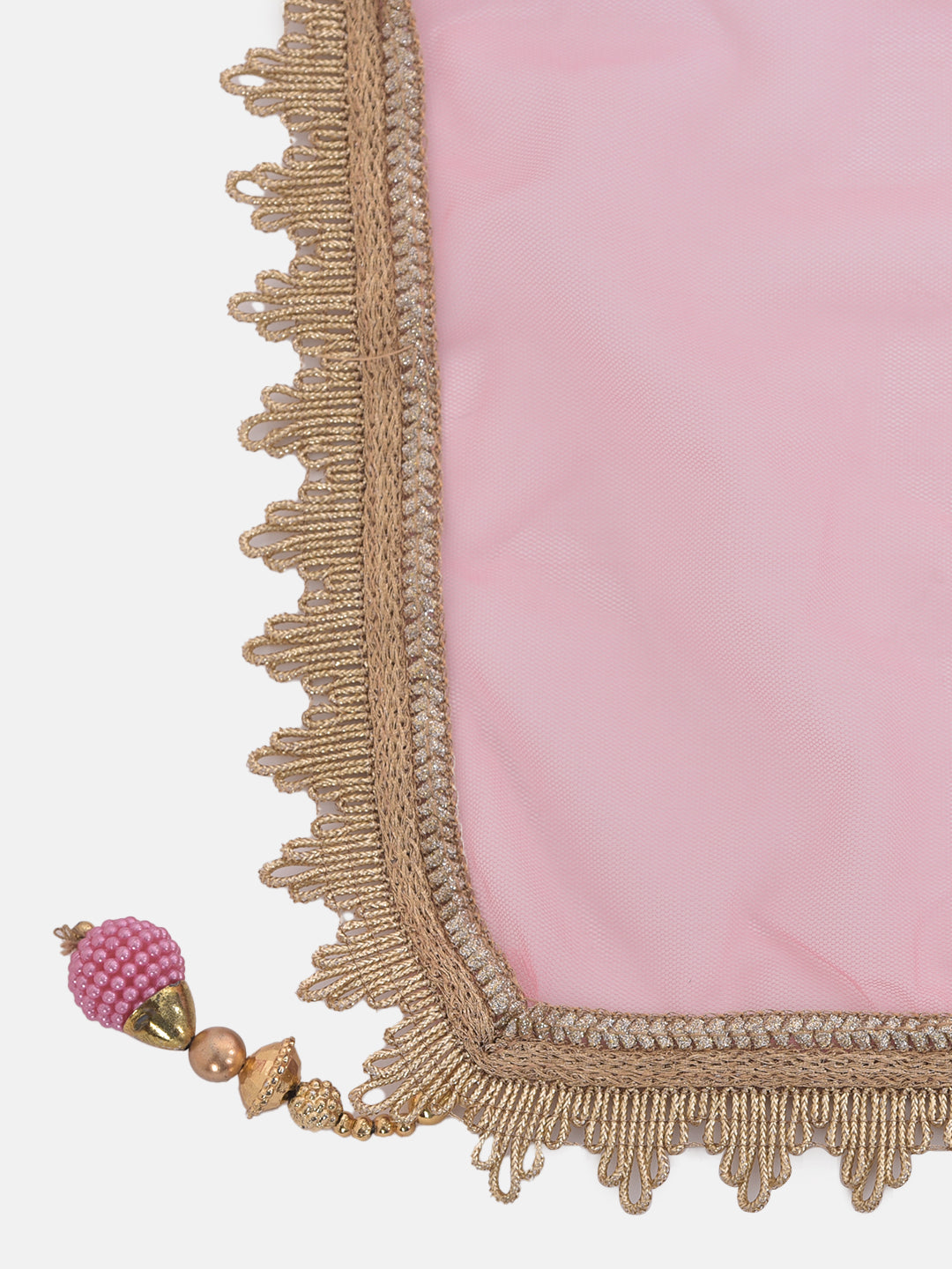 Neerus Pink Georgette Embroidered Sharara Set - detail view 4
