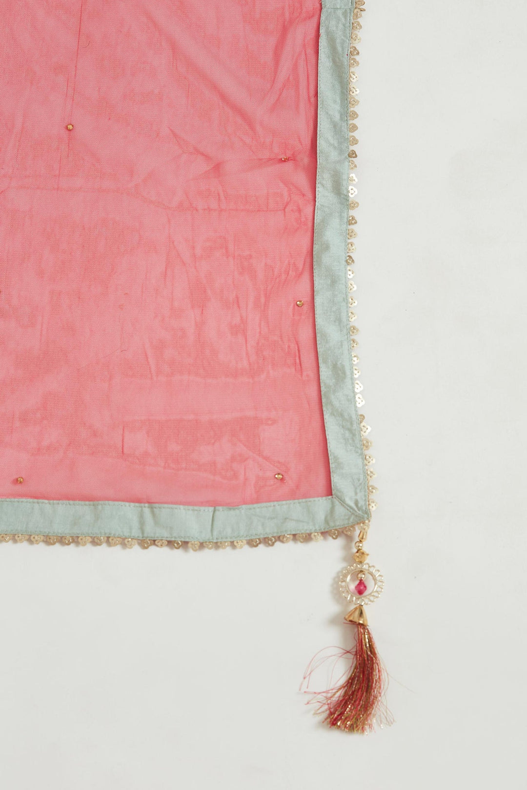 Neerus Green Georgette Kurta Set - detail view 6