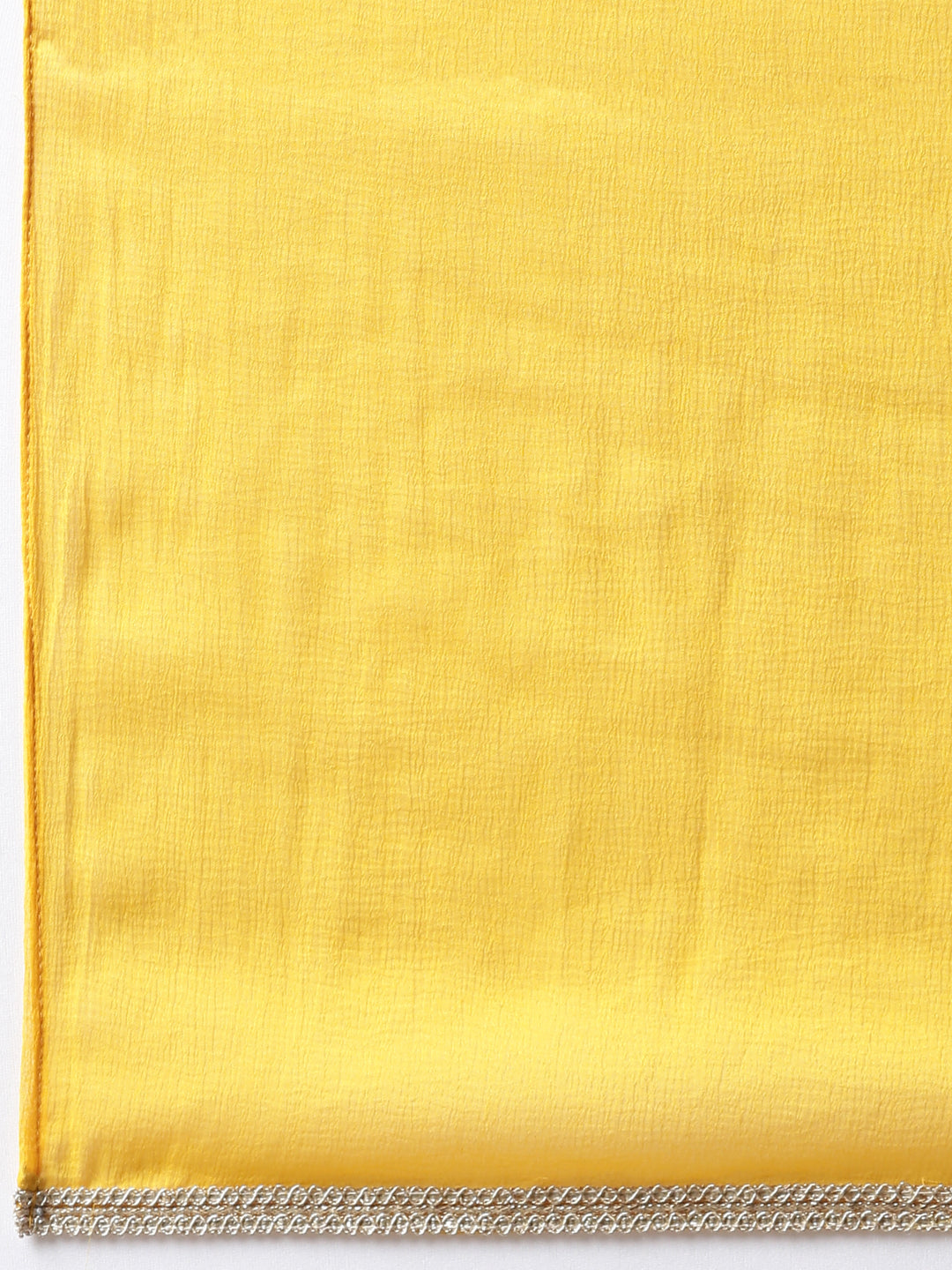 Neerus Yellow printed floral flared dress - detail view 3