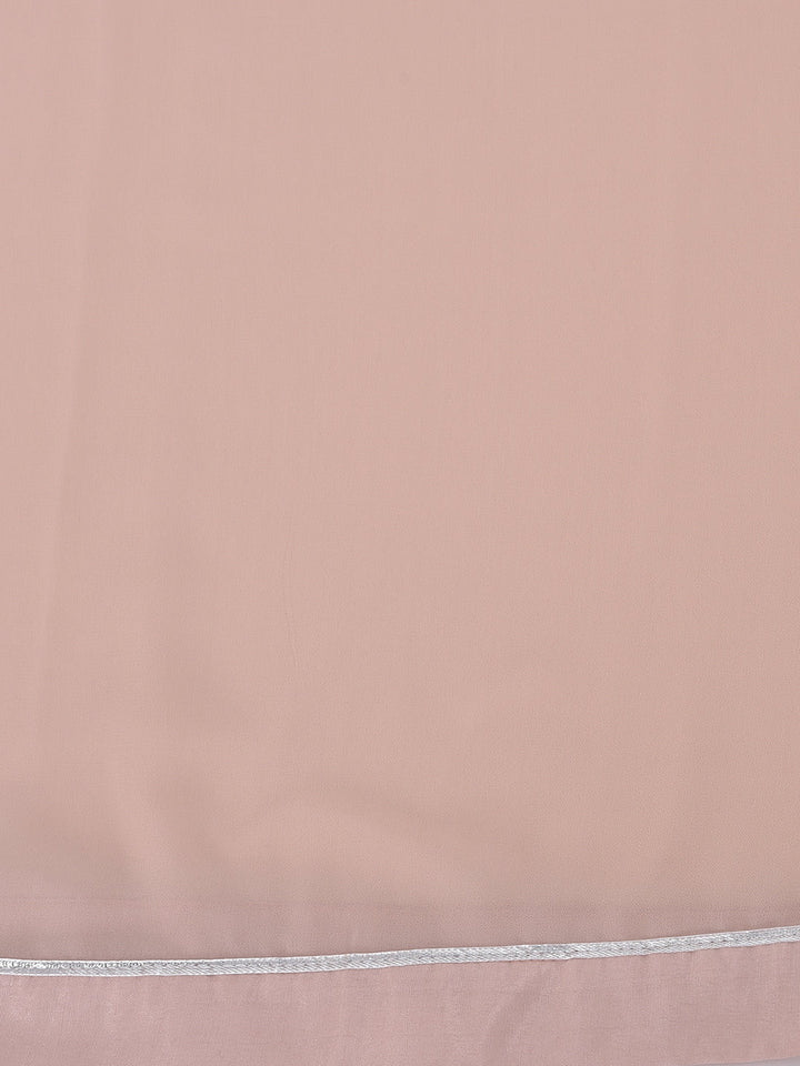 Neerus Pink Georgette Embroidered Sharara Set - detail view 4
