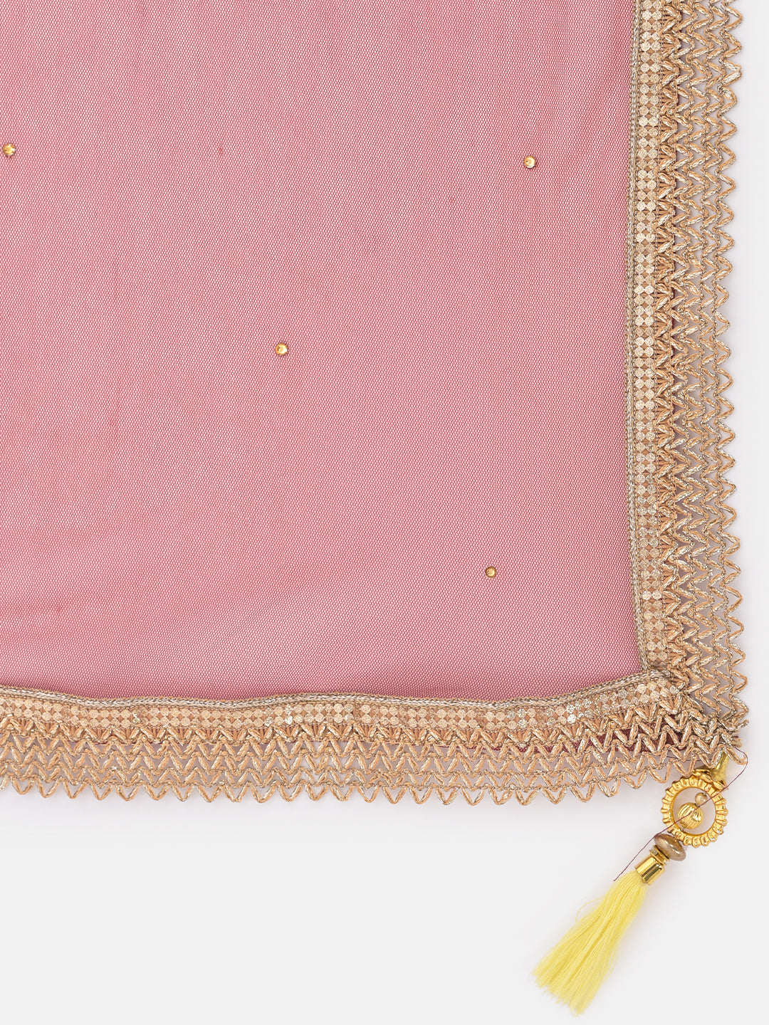 Neerus White Georgette Embroidered Sharara Set - detail view 4