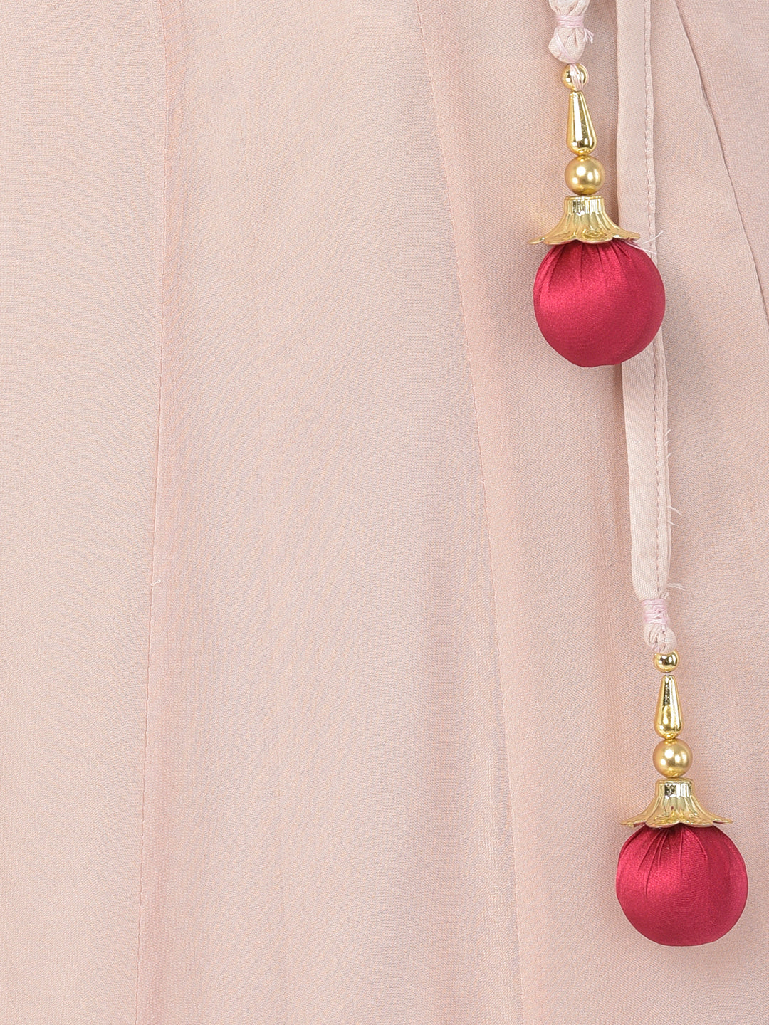 Neerus Grey georgette embroidered suit set - detail view 6