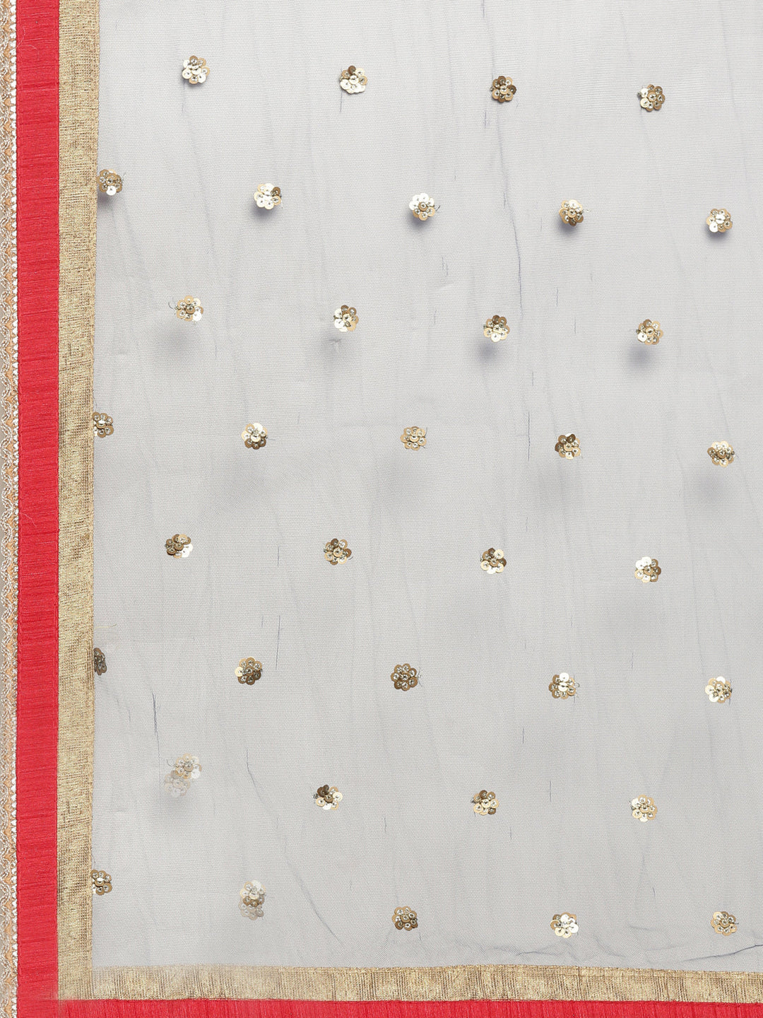 Neerus Red blue embellished lehenga set - detail view 1