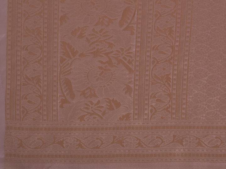 Neerus Pink Raw Silk Woven Saree - side view
