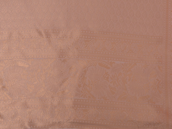 Neerus Pink Raw Silk Woven Saree - detail view 4