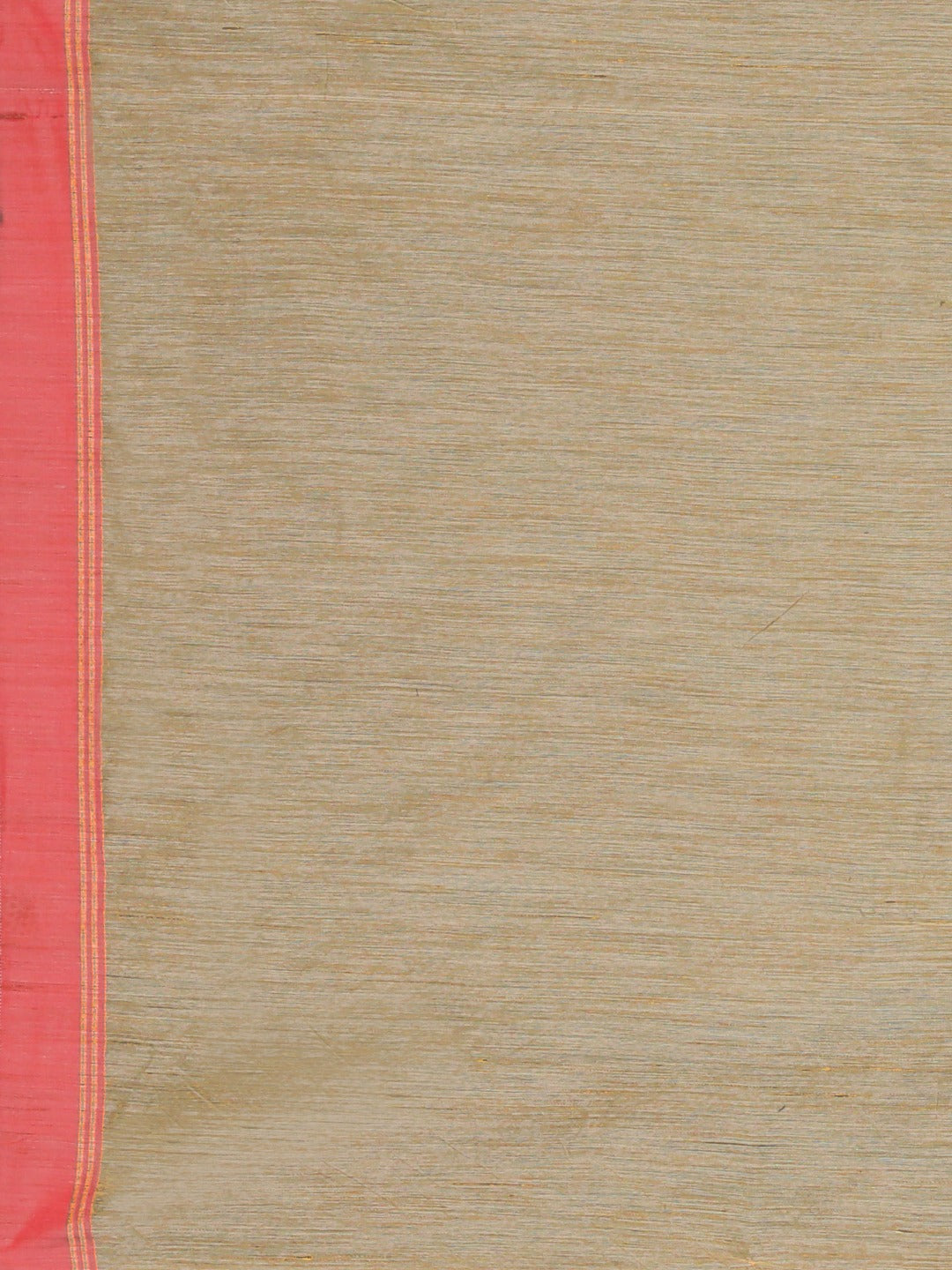Neerus Beige Chanderi woven saree - detail view 3