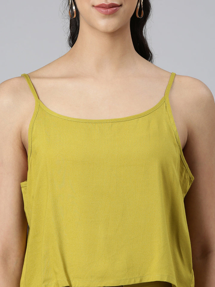 Neerus Green Casual Printed Straight Kurta and Palazzos