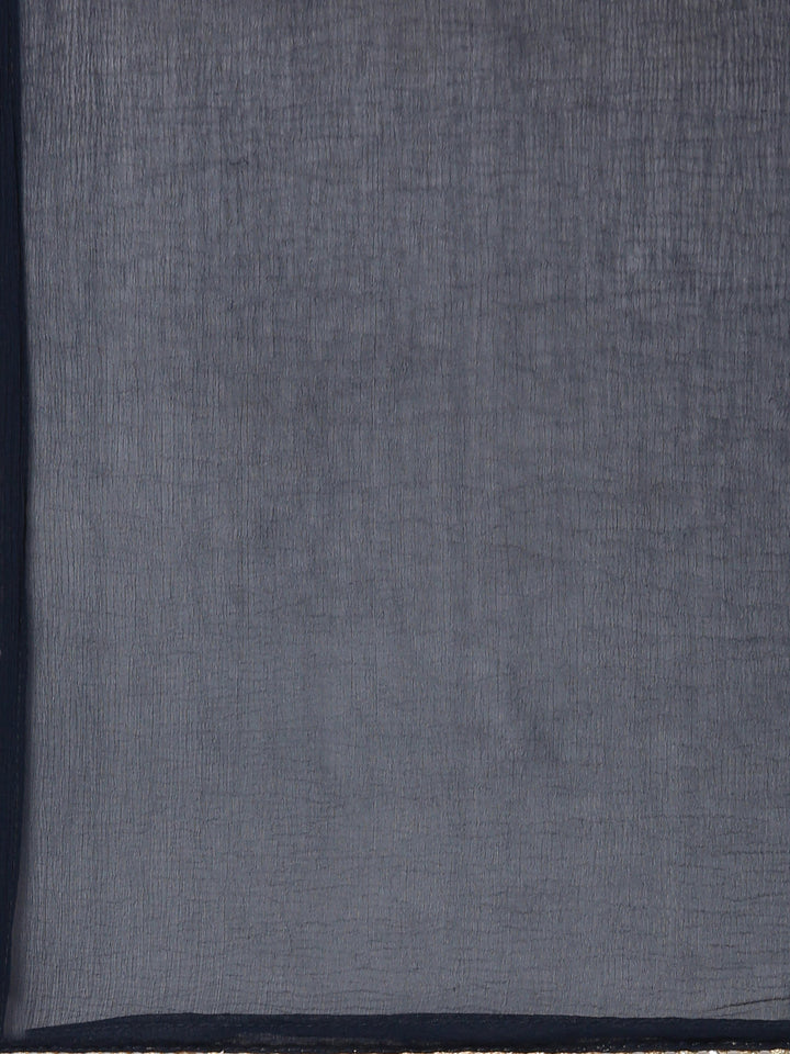 Neerus Blue printed chevron suit set - detail view 4