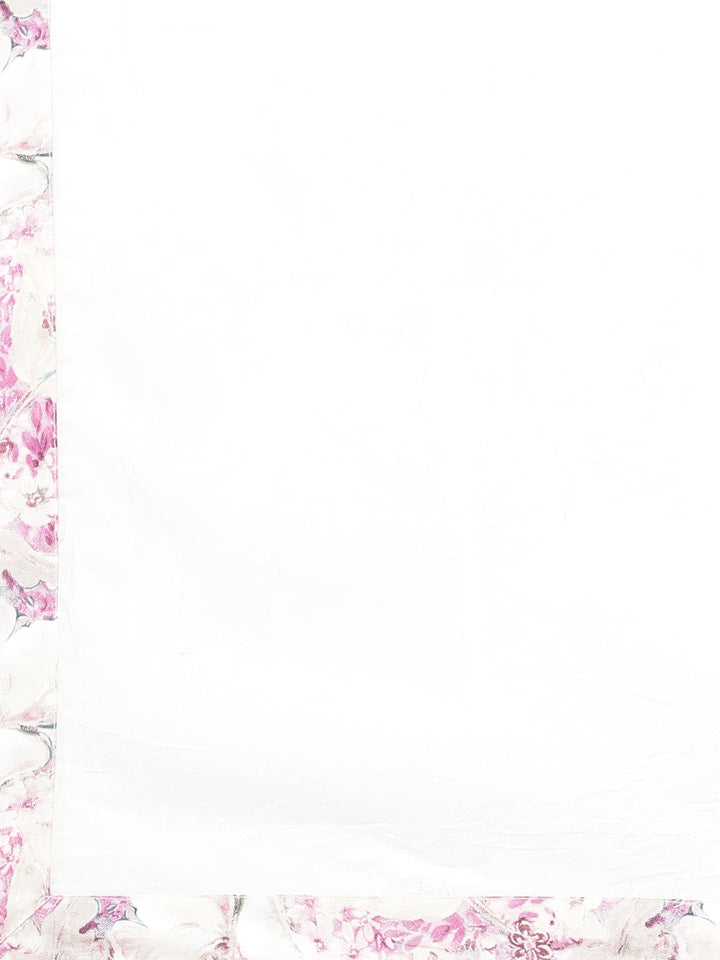 Neerus Beige cotton printed suit set - detail view 5