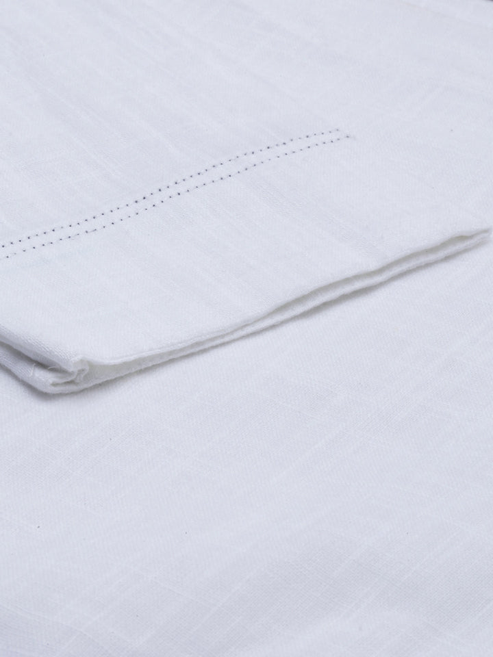 Neerus White printed A-line kurta - detail view 4