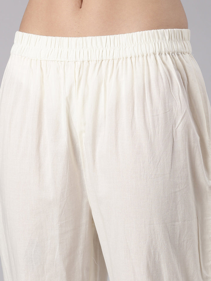 Rama Cotton Printed Anarkali Three Piece Set