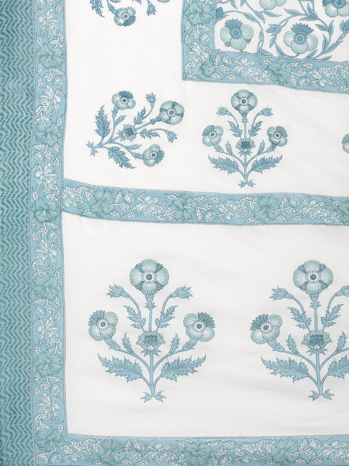 Rama Cotton Printed Anarkali Three Piece Set