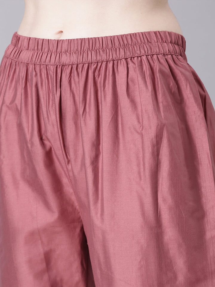 Neerus Pink tissue printed suit set - detail view 3