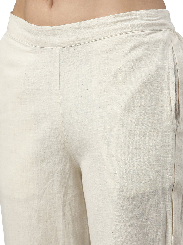 Neerus Grey polyester printed kurta set - detail view 4